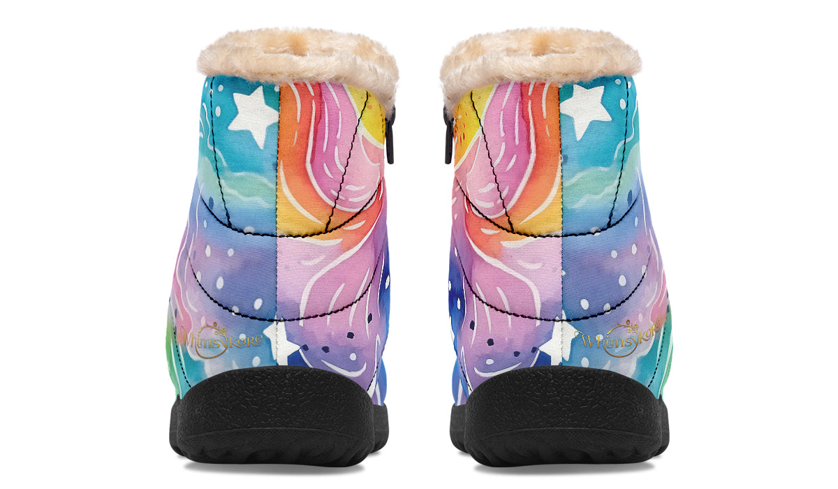 Stars And Swirls Winter Boots